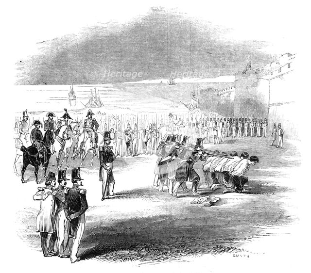 Execution of Bonet and his accomplices at Alicant, 1844. Creator: Unknown.