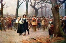 Execution of Charles I, 1649 (1909).Artist: Ernest Crofts