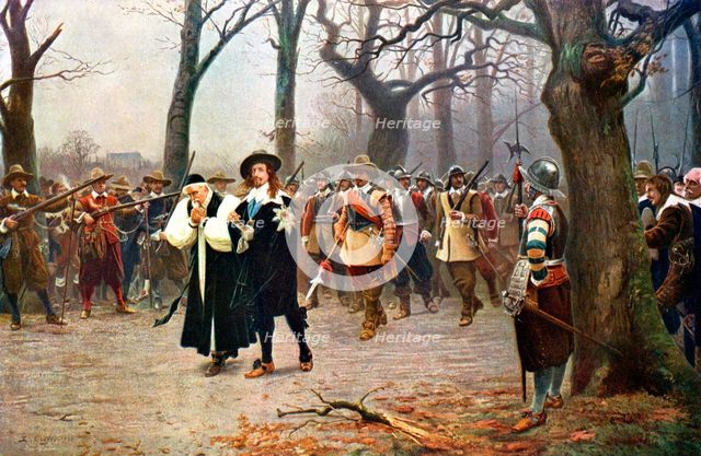 Execution of Charles I, 1649 (1909).Artist: Ernest Crofts