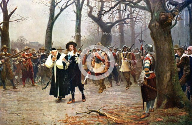 Execution of Charles I, 1649 (1909).Artist: Ernest Crofts