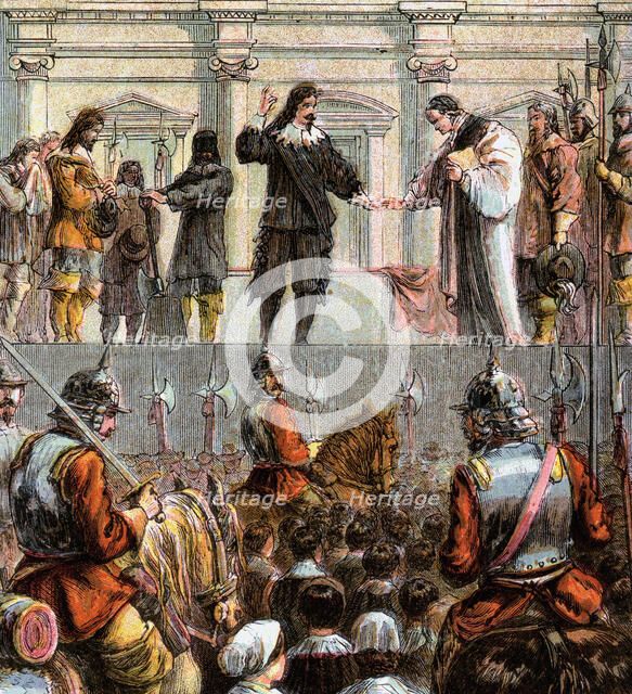 'Execution Of Charles I, 1649', (c1850). Artist: Unknown