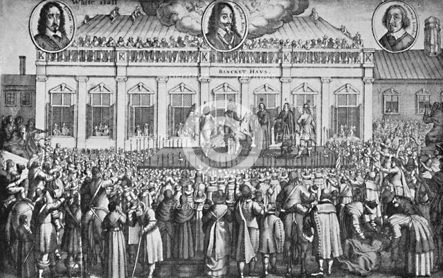 'Execution of Charles I.', c1649, (1903). Artist: Sebastian Furck.