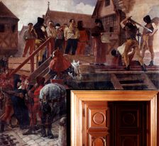 Execution of Jean Desmartes, 1383 (19th/early 20th century). Artist: Jean-Paul Laurens