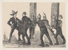Execution of Jesus Bruno Martinez, 1892., 1892. Creator: José Guadalupe Posada