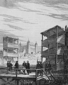 Execution of Lord Derwentwater on Tower Hill (From an Old Print) 24 February 1716, (c1880)