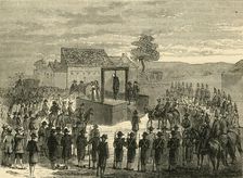 Execution of Lord Ferrers at Tyburn 1760, (c1876). Creator: Unknown