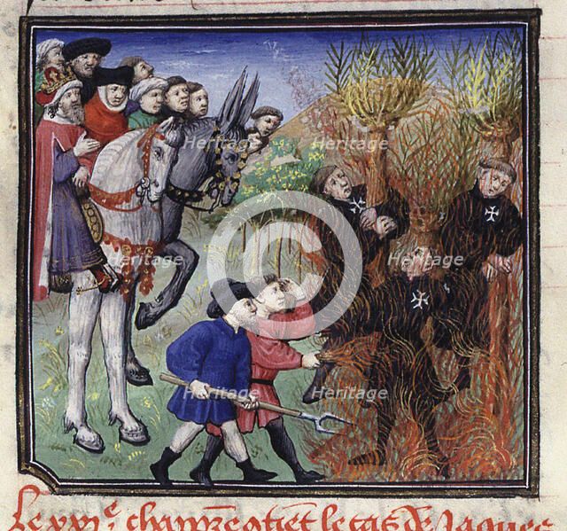 Execution of the Templars, Early 15th cen.. Creator: Anonymous.