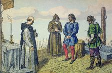 Execution of the Castilian nobleman Alvaro de Luna in Valladolid in 1453 by order of King John II