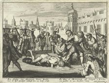 Execution of the Duke of Monmouth, 15th July 1685 (etching) . Creator: Dutch School (17th Century)