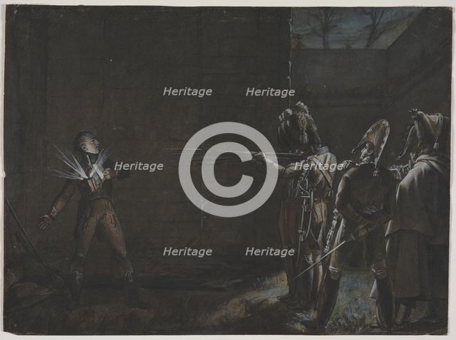 Execution of the Duke dEnghien, 21 March 1804, c. 1870. Creator: Anonymous.