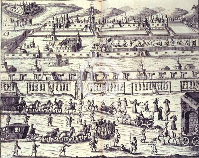Execution of the Streltsy, 1698, (1700).  Creator: Unknown.