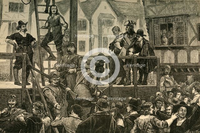 'Execution of Tomkins and Challoner', (1897).  Creator: Unknown.