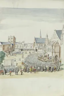 Execution of Van Oldenbarnevelt, 1710-1720 Creator: Anon