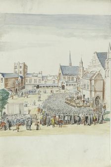 Execution of Van Oldenbarnevelt, 1710-1720 Creator: Anon