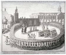 Execution at the Tower of London, 1743. Artist: CM
