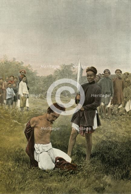 'Execution Capitale', (Capital Punishment), 1900. Creator: Unknown.