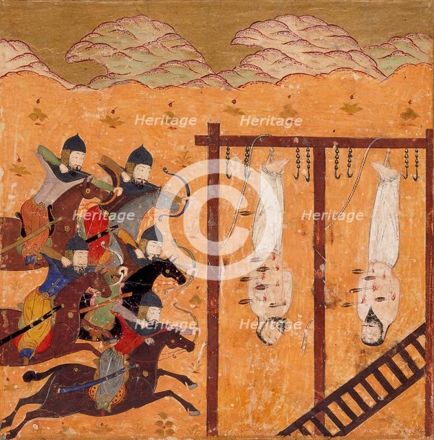 Execution Scene, Folio from a Shahnama (Book of Kings), c1475. Creator: Unknown.