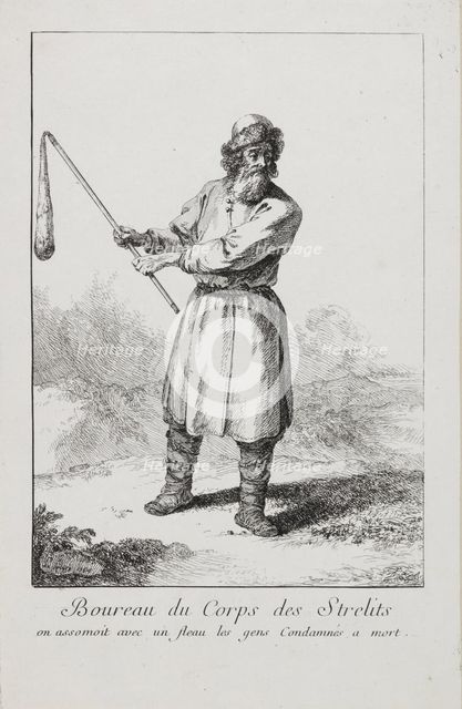 Executioner of the Streltsy regiment, 1764.