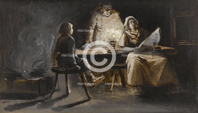 Executioner Nychol's Family, c1889. Creator: Guillaume Albert Demarest.