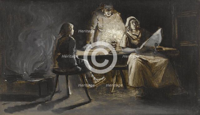 Executioner Nychol's Family, c1889. Creator: Guillaume Albert Demarest.