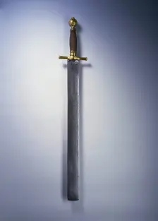 Executioner's Sword, blade dated 1634. Creator: Unknown