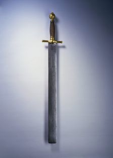 Executioner's Sword, blade dated 1634. Creator: Unknown