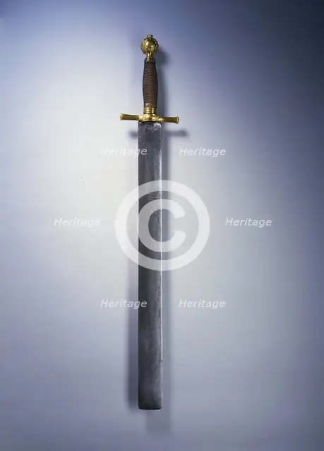 Executioner's Sword, blade dated 1634. Creator: Unknown.