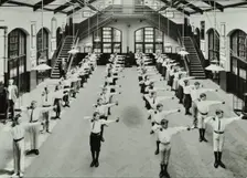 Exercise drill, Crawford Street School, Camberwell, London, 1906