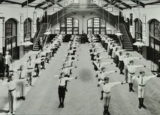 Exercise drill, Crawford Street School, Camberwell, London, 1906