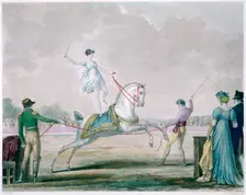 Exercises of the Circus Horse c1818-1836. Artist: Carle Vernet