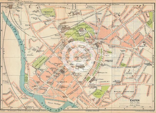 'Exeter', c20th Century. Artist: John Bartholomew.