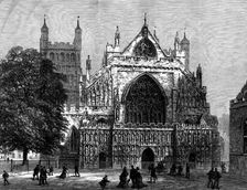 Exeter Cathedral, 1873. Creator: Unknown