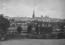Exeter, from Barley c1896. Artist: Denney & Co