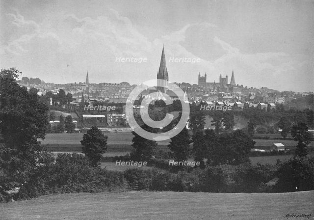 'Exeter, from Barley', c1896. Artist: Denney & Co.