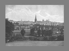 Exeter from Barley, c1900. Artist: George Denney