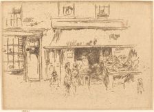 Exeter Street, c. 1886/1888. Creator: James Abbott McNeill Whistler
