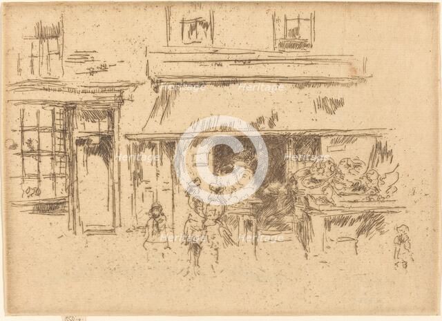 Exeter Street, c. 1886/1888. Creator: James Abbott McNeill Whistler.