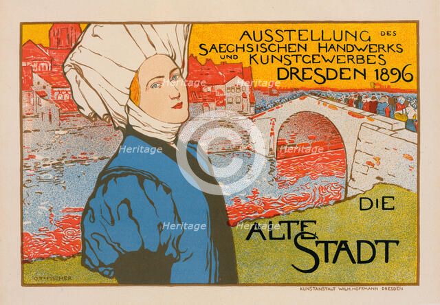 Exhibition "The Old City", 1896. Creator: Fischer, Otto (1870-1947).