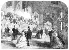Exhibition at Alton Towers...in aid of the Wedgwood Institute...Picture-Gallery and Armoury, 1865. Creator: Unknown