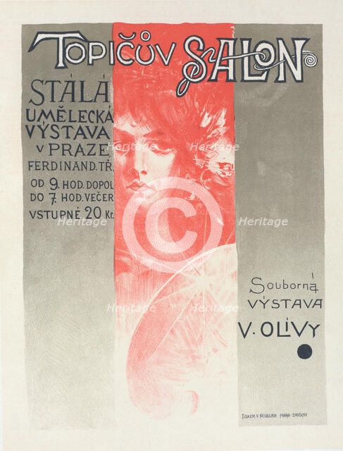 Exhibition by Viktor Oliva, 1898. Creator: Oliva, Viktor (1861-1928).