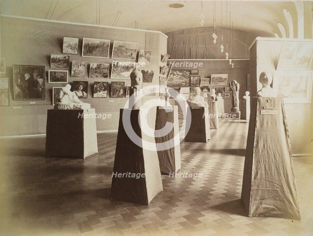 Exhibition hall, House of the Association of Literature and Arts, Russia, 1910s. Artist: Unknown