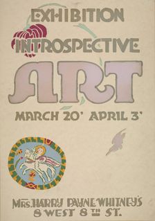 Exhibition introspective art, c1887 - 1922. Creator: Unknown