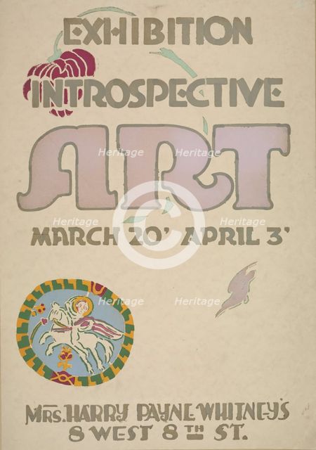 Exhibition introspective art, c1887 - 1922. Creator: Unknown.