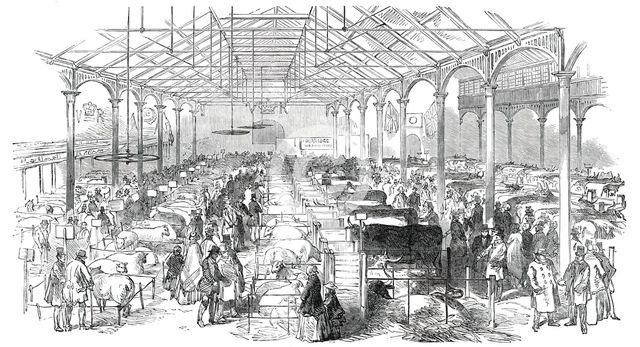 Exhibition of the Birmingham and Midland Counties Agricultural Association..., 1850. Creator: Unknown.