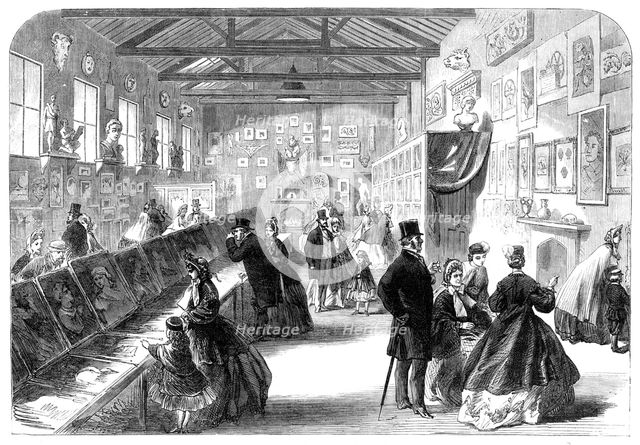 Exhibition of the Lincoln School of Art, 1864. Creator: Unknown.