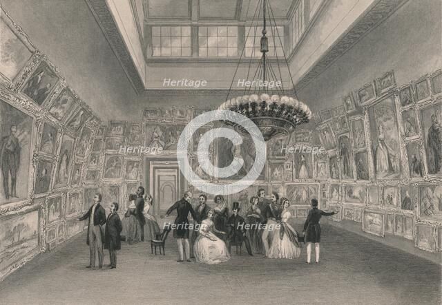 'Exhibition of the Royal Academy. - Private View', c1844. Creator: William Radclyffe.