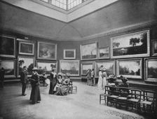 Exhibition of William Turner's paintings in the National Gallery, London, c1903 (1903)