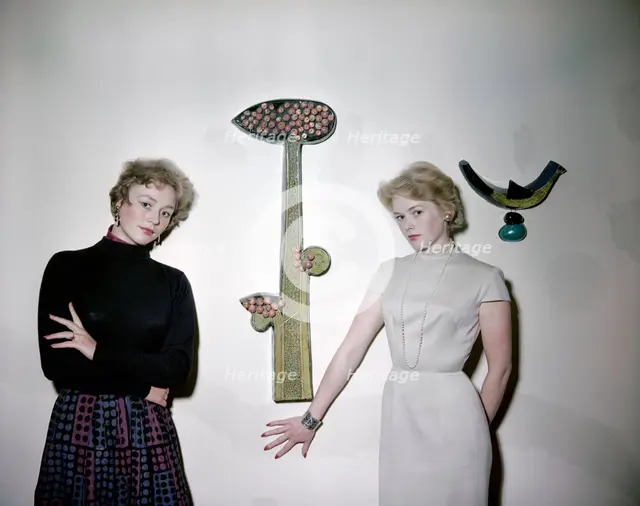 Exhibition of Arabia ceramics, Helsinki, Finland, 1970s. Creator: Göran Algård.