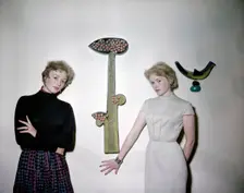 Exhibition of Arabia ceramics, Helsinki, Finland, 1970s. Creator: Göran Algård