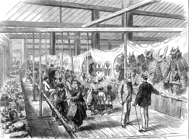 Exhibition of Arts and Manufactures at Kiyoto, Japan, 1872. Creator: Unknown.